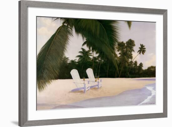 Island Hideaway-Diane Romanello-Framed Art Print