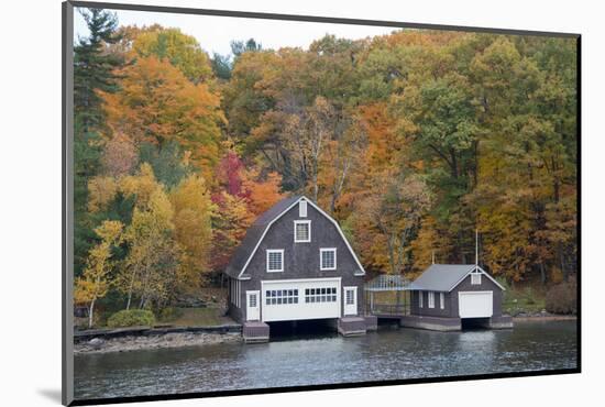 Island Home in Autumn, American Narrows, New York, USA-Cindy Miller Hopkins-Mounted Photographic Print