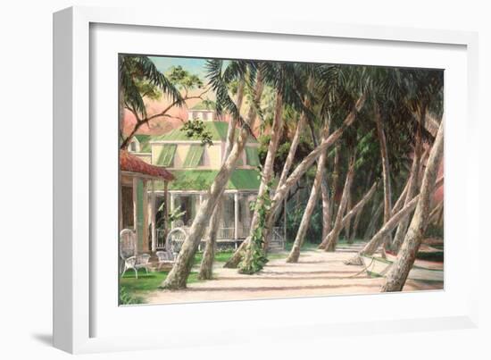 Island House-Art Fronckowiak-Framed Art Print