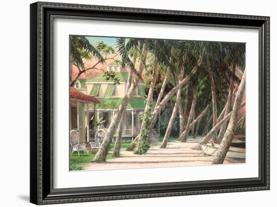 Island House-Art Fronckowiak-Framed Art Print