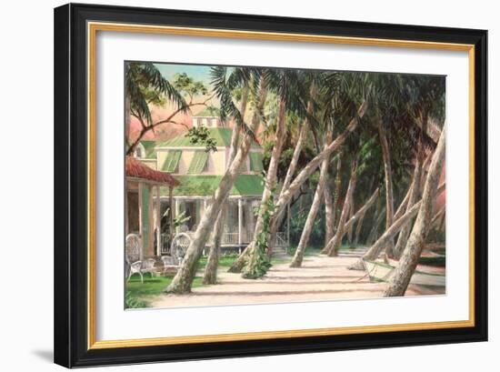 Island House-Art Fronckowiak-Framed Art Print