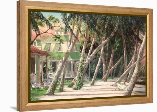 Island House-Art Fronckowiak-Framed Stretched Canvas