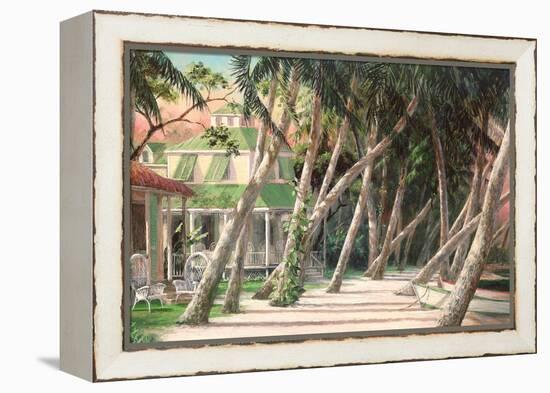 Island House-Art Fronckowiak-Framed Stretched Canvas