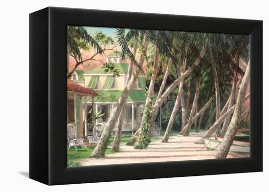 Island House-Art Fronckowiak-Framed Stretched Canvas