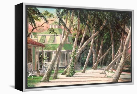 Island House-Art Fronckowiak-Framed Stretched Canvas