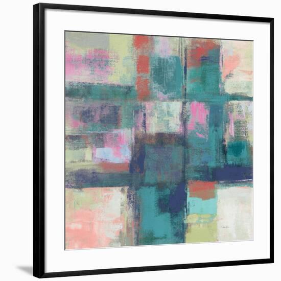 Island Hues I Crop Bright-Silvia Vassileva-Framed Art Print