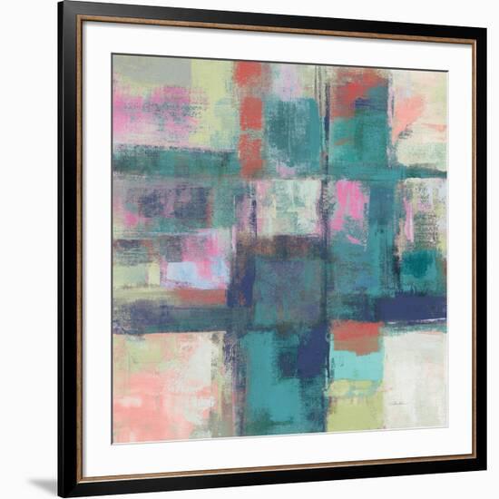 Island Hues I Crop Bright-Silvia Vassileva-Framed Art Print