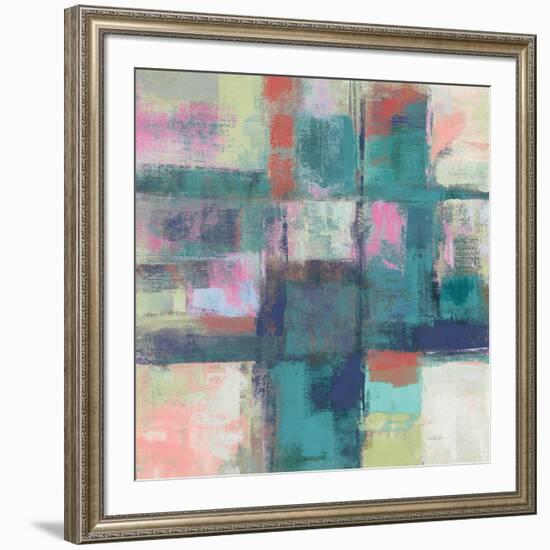 Island Hues I Crop Bright-Silvia Vassileva-Framed Art Print