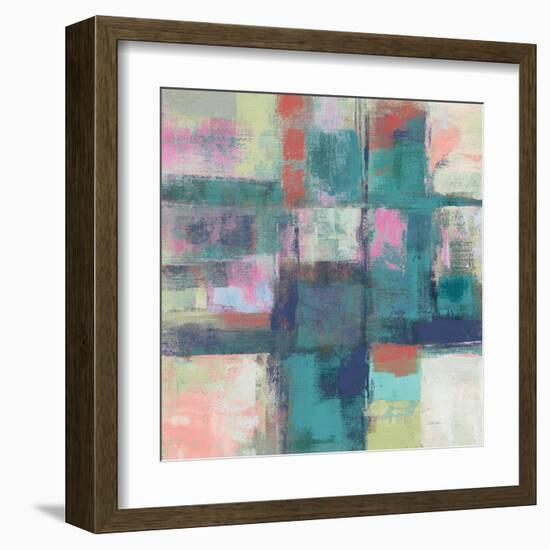 Island Hues I Crop Bright-Silvia Vassileva-Framed Art Print