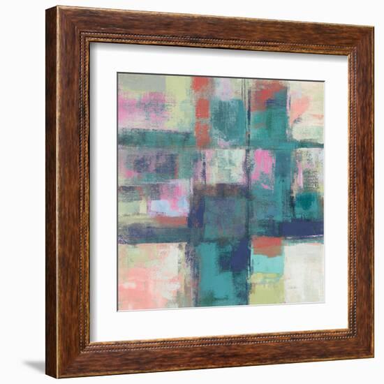 Island Hues I Crop Bright-Silvia Vassileva-Framed Art Print