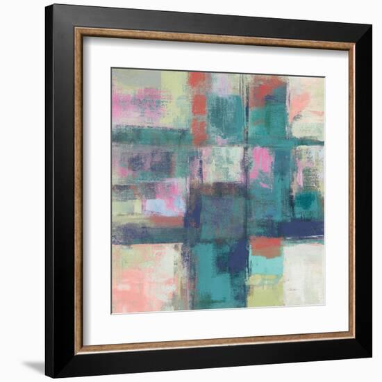 Island Hues I Crop Bright-Silvia Vassileva-Framed Art Print