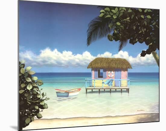 Island Hut-Daniel Pollera-Mounted Art Print