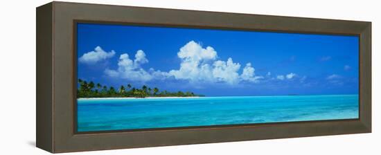 Island in the Ocean, Polynesia-null-Framed Premier Image Canvas