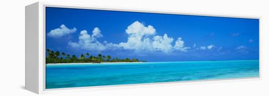 Island in the Ocean, Polynesia-null-Framed Premier Image Canvas
