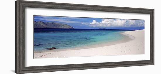 Island in the Sea, Veidomoni Beach, Mamanuca Islands, Fiji-null-Framed Premium Photographic Print