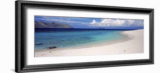 Island in the Sea, Veidomoni Beach, Mamanuca Islands, Fiji-null-Framed Premium Photographic Print