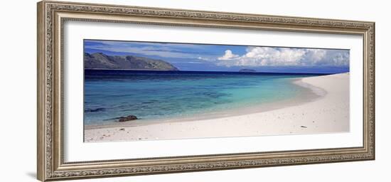 Island in the Sea, Veidomoni Beach, Mamanuca Islands, Fiji-null-Framed Photographic Print