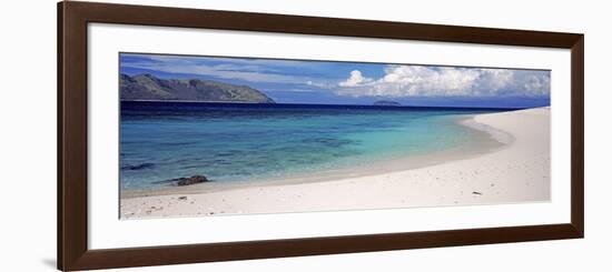 Island in the Sea, Veidomoni Beach, Mamanuca Islands, Fiji-null-Framed Photographic Print