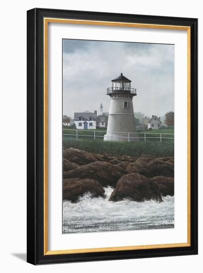 Island Light-David Knowlton-Framed Giclee Print