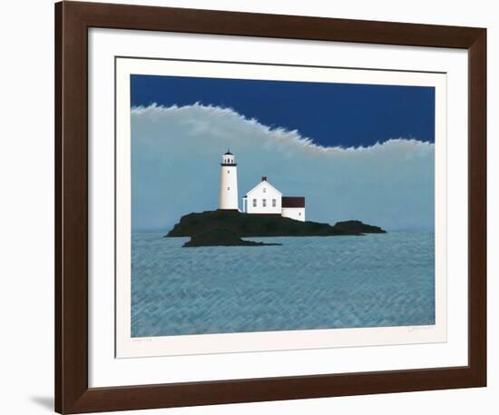 Island Lighthouse-Theodore Jeremenko-Framed Limited Edition