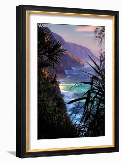 Island Magic Hawaii Kauai N? Pali Coast State Park Aloha-Vincent James-Framed Photographic Print