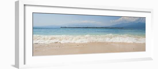 Island of Gili Air, with Gili Meno Beach in the Foreground, Gili Islands, Indonesia, Southeast Asia-Matthew Williams-Ellis-Framed Photographic Print