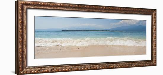 Island of Gili Air, with Gili Meno Beach in the Foreground, Gili Islands, Indonesia, Southeast Asia-Matthew Williams-Ellis-Framed Photographic Print