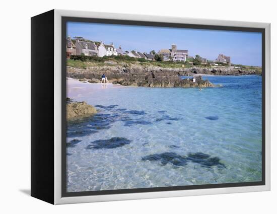 Island of Iona, Strathclyde, Scotland, United Kingdom-David Lomax-Framed Premier Image Canvas