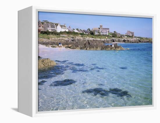 Island of Iona, Strathclyde, Scotland, United Kingdom-David Lomax-Framed Premier Image Canvas