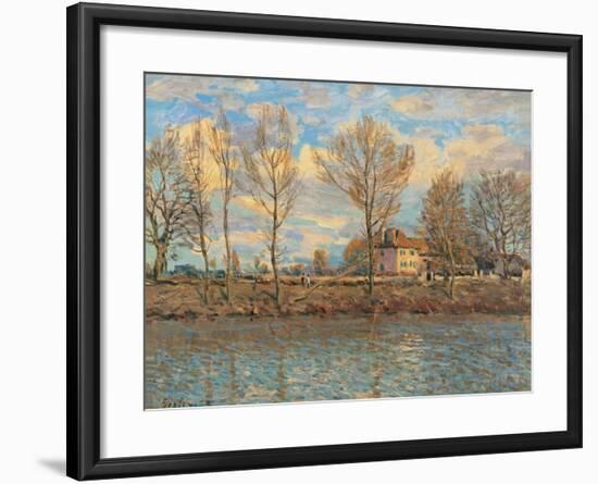 Island of La Grande Jatte, Neuilly sur Seine-Alfred Sisley-Framed Art Print