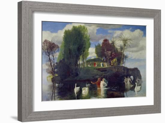 Island of Life, 1888-Arnold Böcklin-Framed Giclee Print