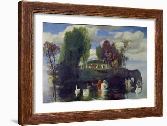 Island of Life, 1888-Arnold Böcklin-Framed Giclee Print