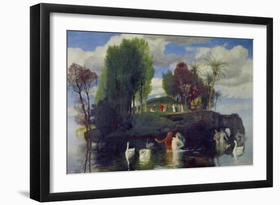 Island of Life, 1888-Arnold Böcklin-Framed Giclee Print