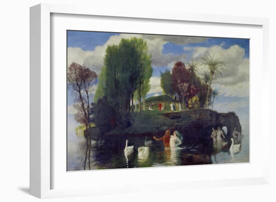 Island of Life, 1888-Arnold Böcklin-Framed Giclee Print