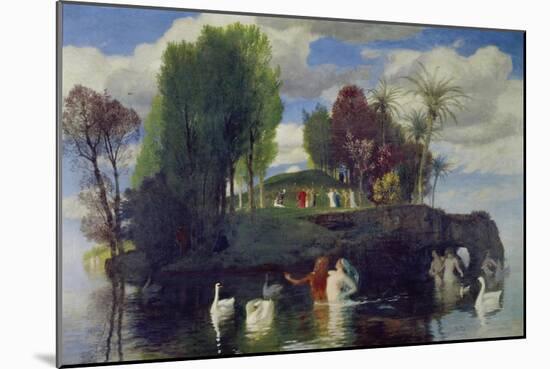 Island of Life, 1888-Arnold Böcklin-Mounted Giclee Print