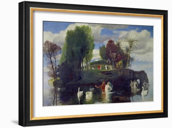 Island of Life, 1888-Arnold Böcklin-Framed Giclee Print