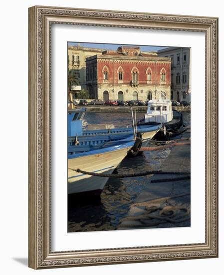 Island of Ortygia, Syracuse, Sicily, Italy, Mediterranean-Sheila Terry-Framed Photographic Print