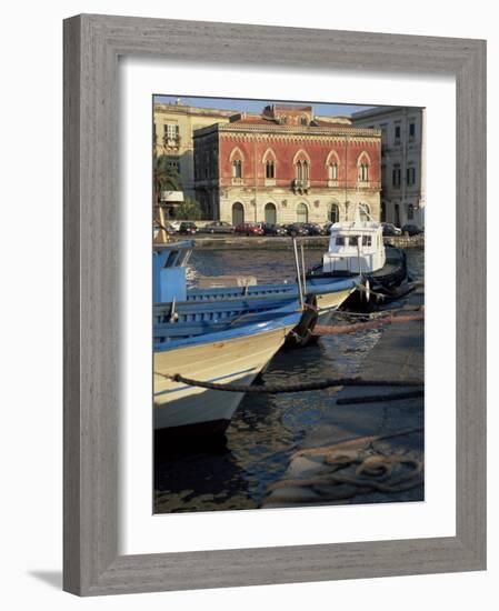 Island of Ortygia, Syracuse, Sicily, Italy, Mediterranean-Sheila Terry-Framed Photographic Print