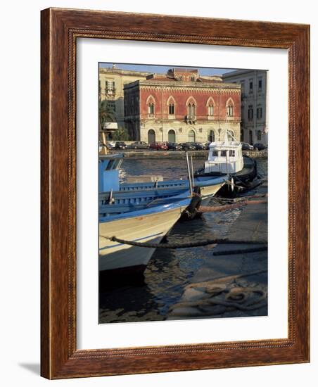 Island of Ortygia, Syracuse, Sicily, Italy, Mediterranean-Sheila Terry-Framed Photographic Print