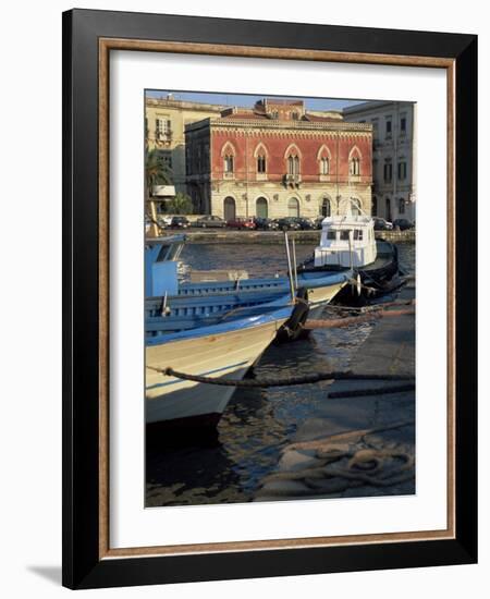 Island of Ortygia, Syracuse, Sicily, Italy, Mediterranean-Sheila Terry-Framed Photographic Print