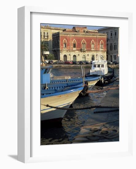 Island of Ortygia, Syracuse, Sicily, Italy, Mediterranean-Sheila Terry-Framed Photographic Print