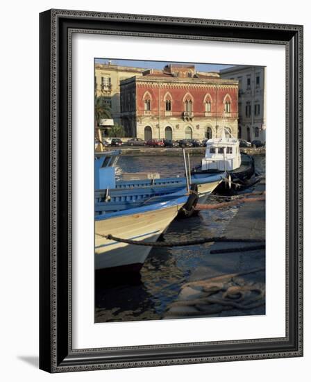 Island of Ortygia, Syracuse, Sicily, Italy, Mediterranean-Sheila Terry-Framed Photographic Print