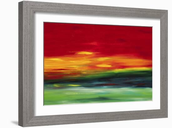 Island Sky 2-Hilary Winfield-Framed Giclee Print