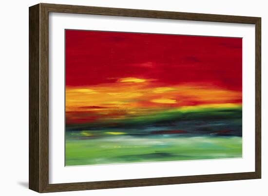 Island Sky 2-Hilary Winfield-Framed Giclee Print