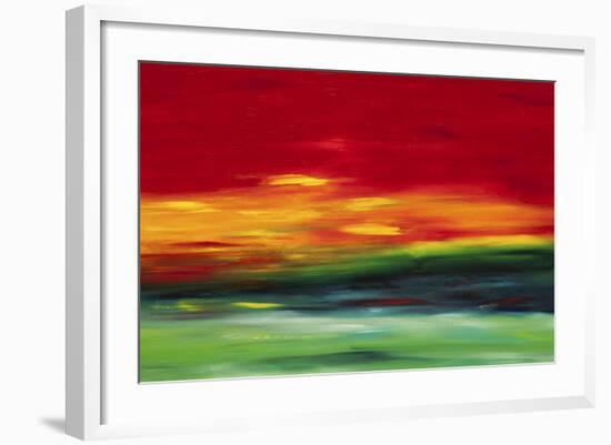 Island Sky 2-Hilary Winfield-Framed Giclee Print