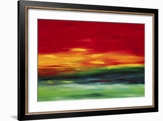 Island Sky 2-Hilary Winfield-Framed Giclee Print