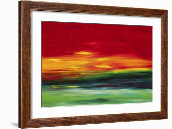 Island Sky 2-Hilary Winfield-Framed Giclee Print