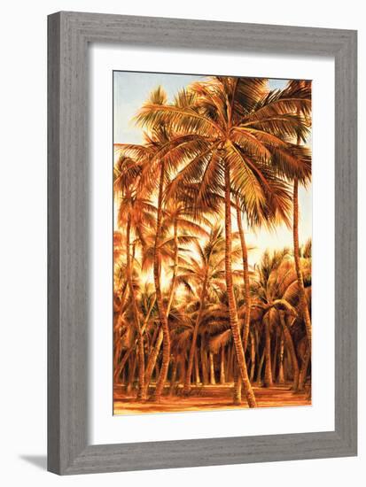 Island Sunset I-Rodolfo Jimenez-Framed Art Print