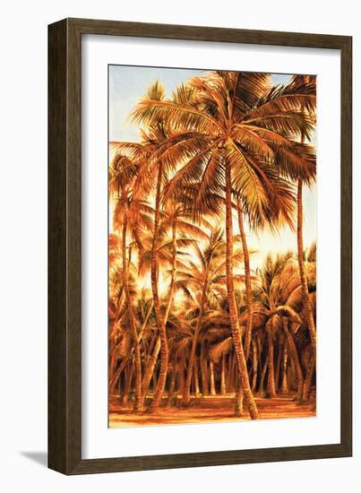 Island Sunset I-Rodolfo Jimenez-Framed Art Print