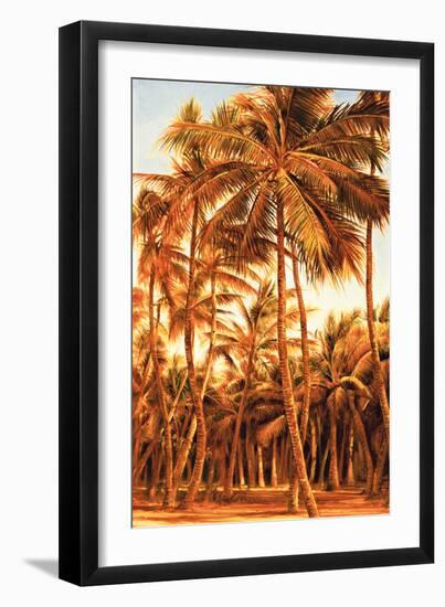 Island Sunset I-Rodolfo Jimenez-Framed Art Print